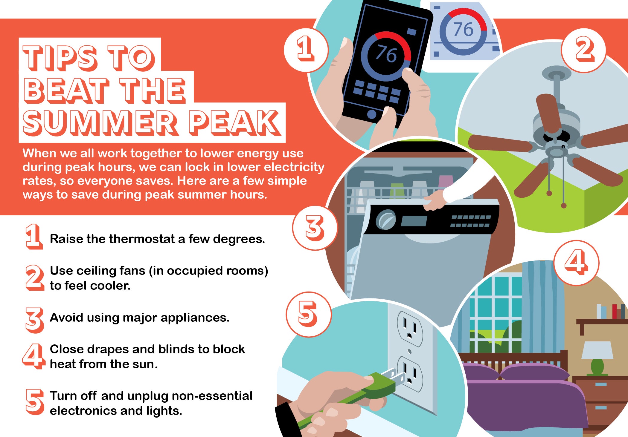 Tips to beat the summer peak