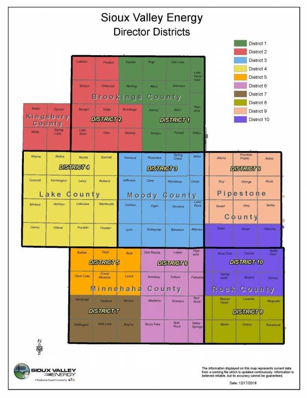 Townships Districts