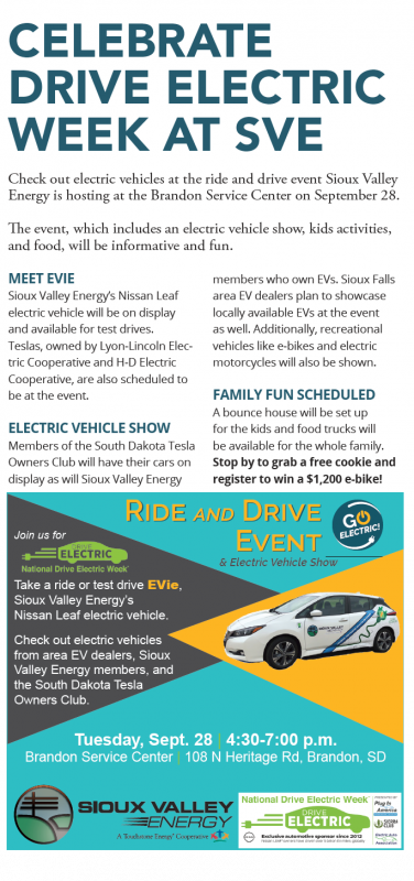 Celebrate drive electric week at SVE