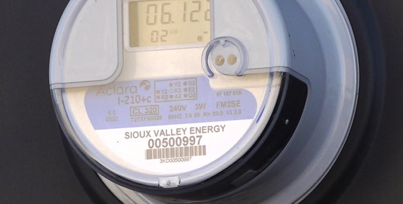 Sioux Valley Energy meter