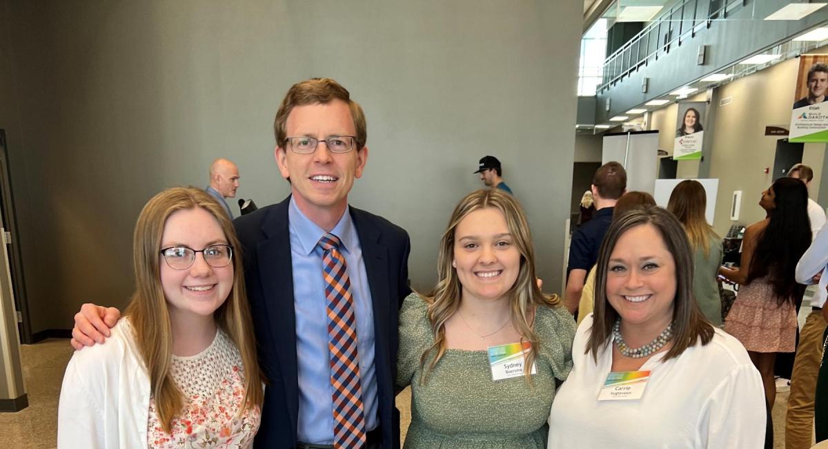 Rep. Johnson with Boersma, House, and Vugteveen