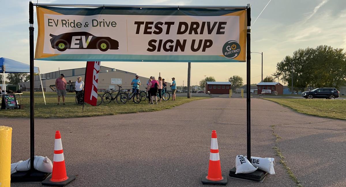 Test drive at EV Expo
